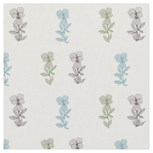 Tissu Motif floral élégant (Fermer)