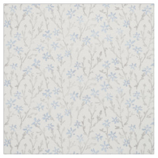 Tissu Motif floral rétro boho. Sakura japonais.