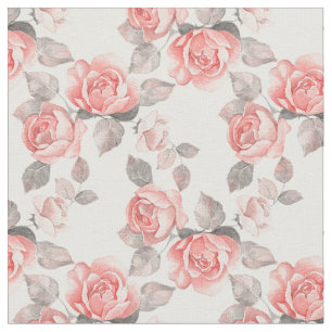 Tissu Motif floral romantique 8