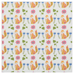 Tissu Motif floral rusé assez en pastel