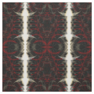 Tissu Motif Fractée de la marguerite épinière Goth Impri