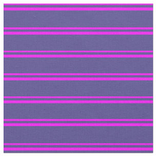 Tissu Motif Fuchsia & Dark Slate Blue Stripes/Lines