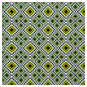 Tissu motif géométrique à impression africaine