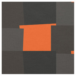 Tissu Motif géométrique abstrait de couleur rétro #8