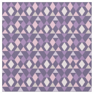 Tissu Motif géométrique arabe pourpre