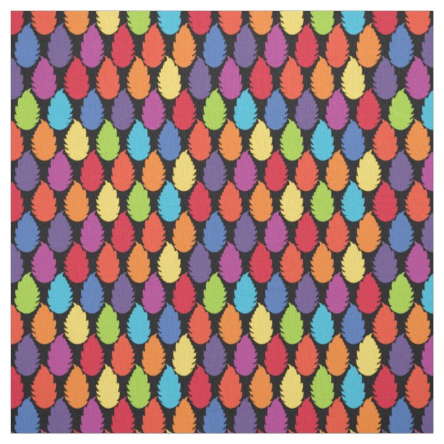 Tissu Motif géométrique arc-en-ciel (Échantillon)