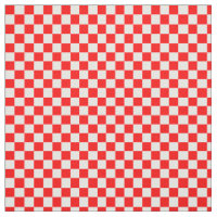 Motif géométrique croate rouge blanc Checkers