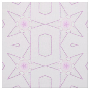 Tissu Motif géométrique de blush d'étoile scintillante