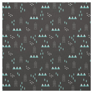 Tissu Motif géométrique de nuit du pays des merveilles