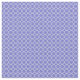 Tissu Motif géométrique Quatrefoil bleu