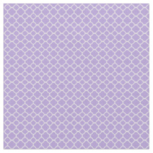 Tissu Motif géométrique Quatrefoil pourpre