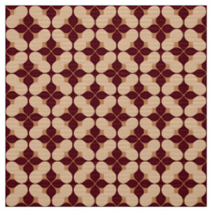 Tissu Motif géométrique rétro abstrait sans couture