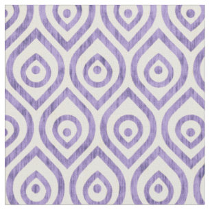 Tissu motif géométrique vintage bleu ogee.