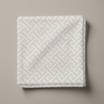 Motif grec clé en beige clair