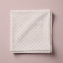 Motif grec clé rose pétale