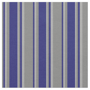 Tissu Motif Gris, Bleu nuit et Gris foncé
