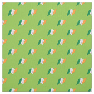 Tissu Motif irlandais de drapeau