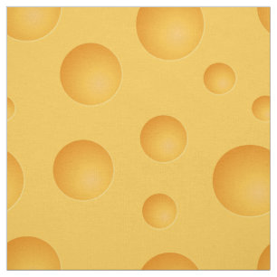 Tissu Motif jaune de fromage