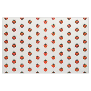 Tissu motif ladybug