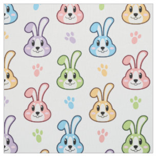Tissu Motif lapin lapin de Pâques   Vacances
