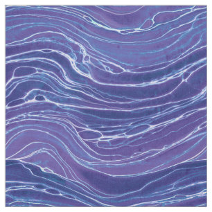 Tissu Motif Lavender Blue Abstrait Waves