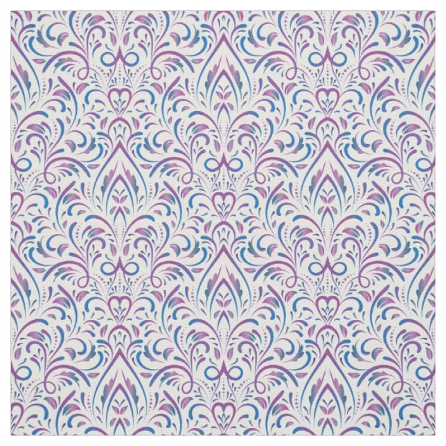 Tissu Motif lilas arabe (Échantillon)