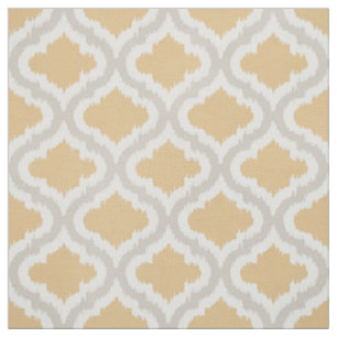 Tissu motif marocain chic neutre ikat