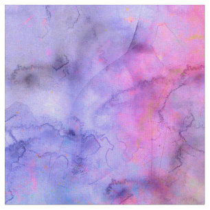 Tissu Motif mélangé pourpre rose coloré d'aquarelle