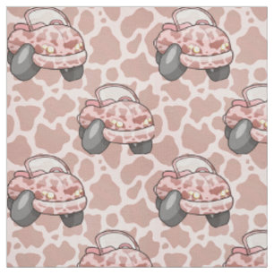 Tissu Motif Moo Car
