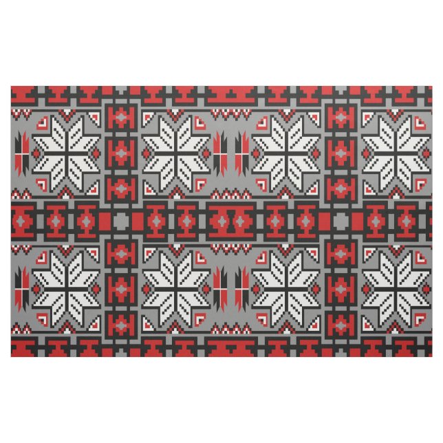 Tissu Motif natif américain de tissage de couverture (Fat Quarter)