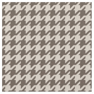 Tissu motif neuronal chic, marron et beige