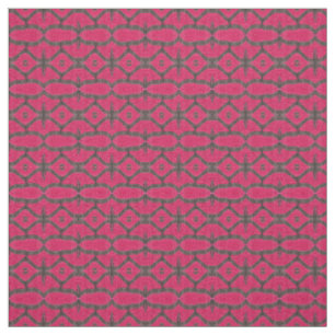 Tissu Motif noir assez rose