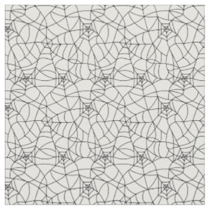 Tissu Motif noir de toiles d'araignée sur l'arrière -