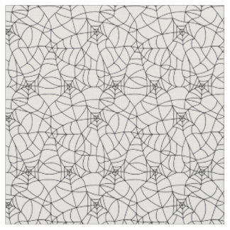 Tissu Motif noir de toiles d'araignée sur l'arrière -