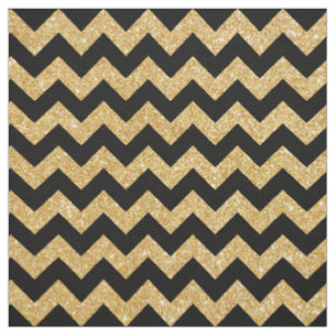 Tissu Motif noir élégant de Chevron de zigzag de parti