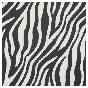 Tissu Motif noir et blanc de rayures d'impression de
