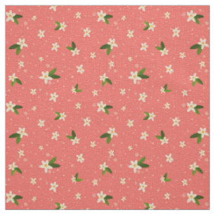 Tissu Motif Orange Blossom