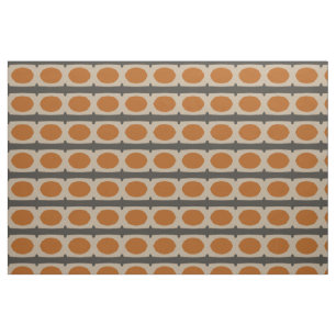 Tissu Motif orange de Retro