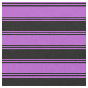 Tissu Motif orchidée et noire