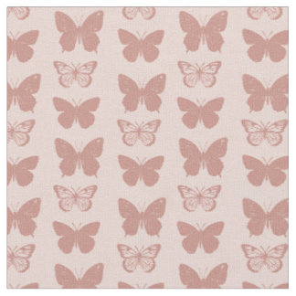 Tissu Motif papillon pastel