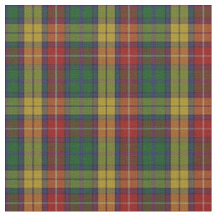 Tissu Motif Plaid Buchanan Clan Tartan