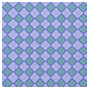 Tissu Motif Plaid violet et vert diamant