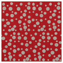 Motif Pois rouge et blanc