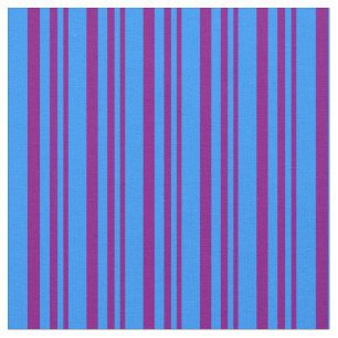 Tissu Motif pourpre et bleu des rayures