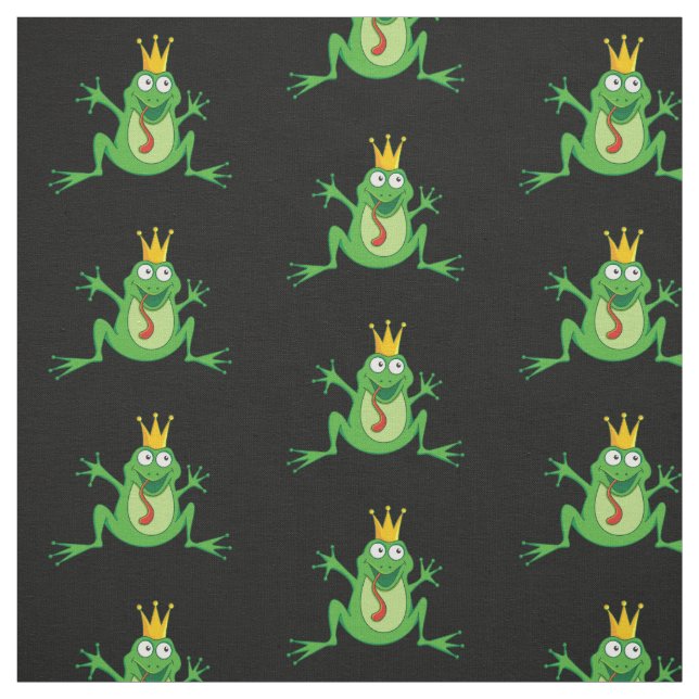 Tissu Motif Prince Frog (Échantillon)