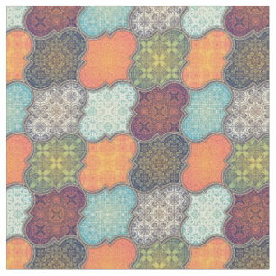 Tissu Motif Quatrefoil