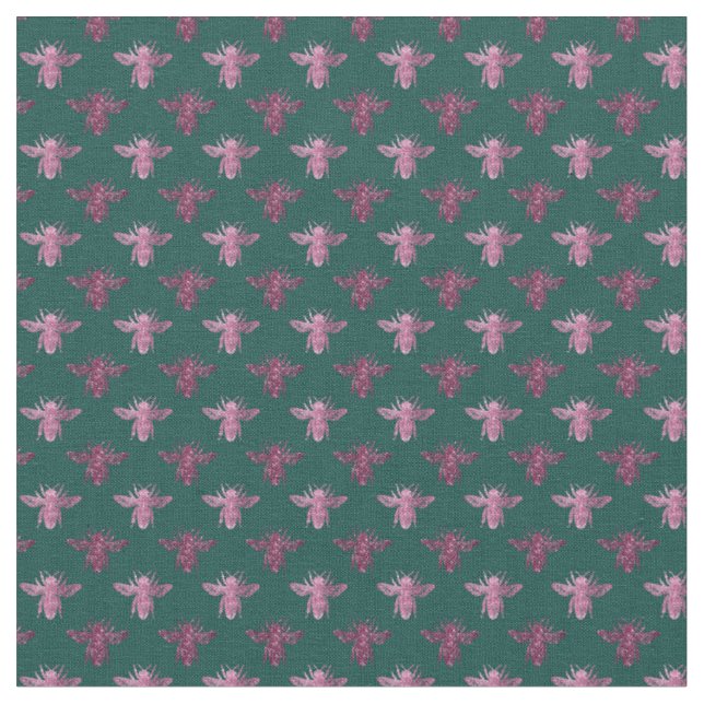tissu Motif Queen Bee (Fermer)