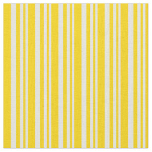 Tissu Motif rayé beige et jaune