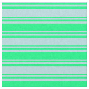 Tissu Motif rayé bleu et vert en poudre
