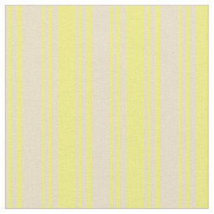 Tissu Motif rayé de couleur Tan et Jaune
